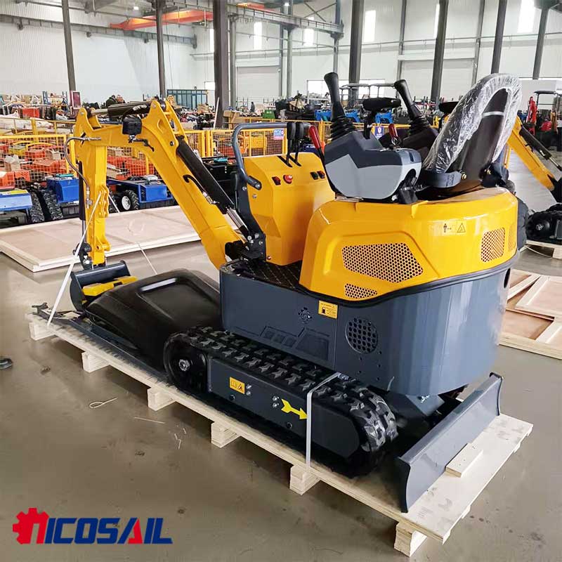 Urban Farming In China - 도시 인프라 1.2톤 미니 굴삭기 OKW12