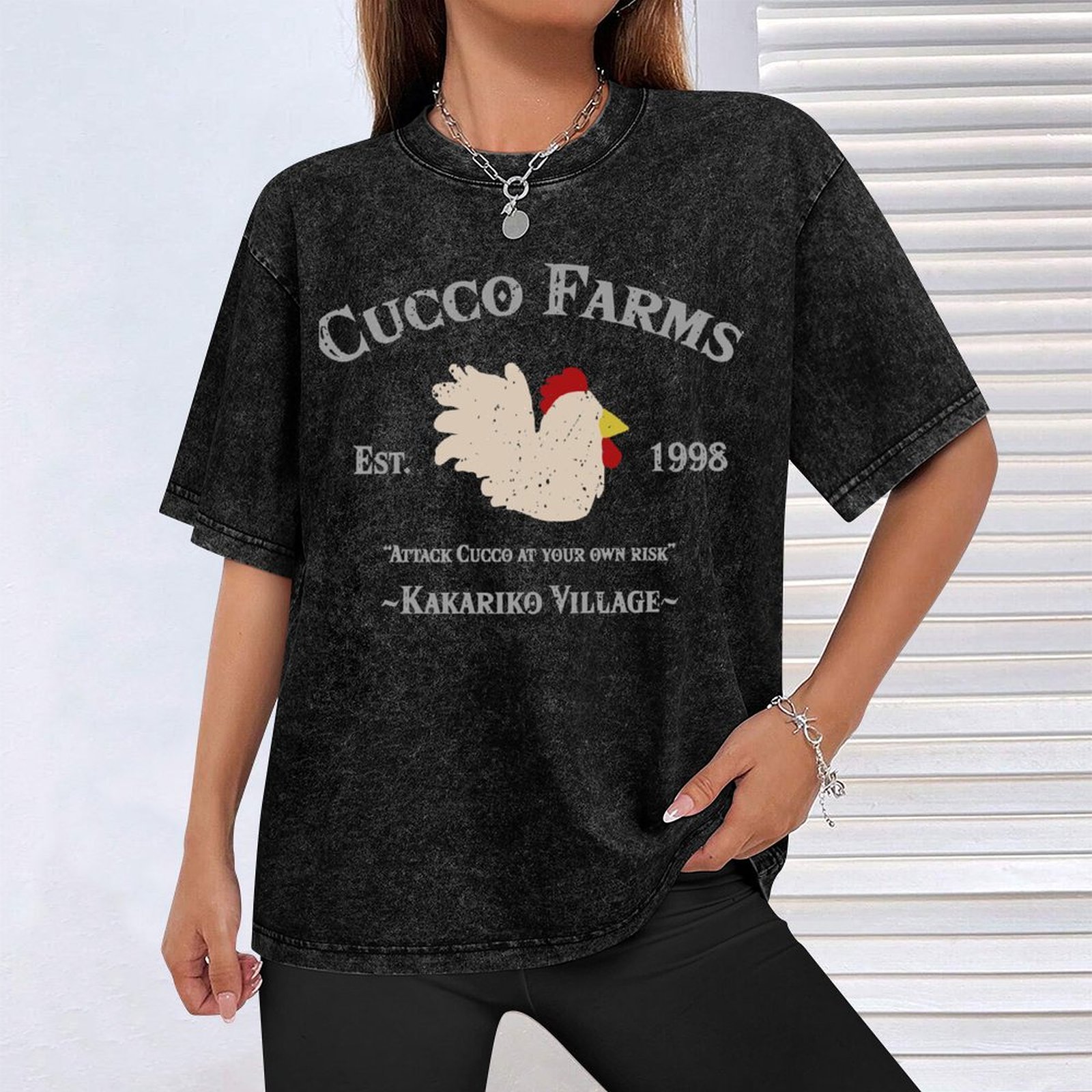 Cucco Farms 티셔츠 어반 스타일 캐주얼 반소매 - Urban Farming In China 리뷰 및 가격