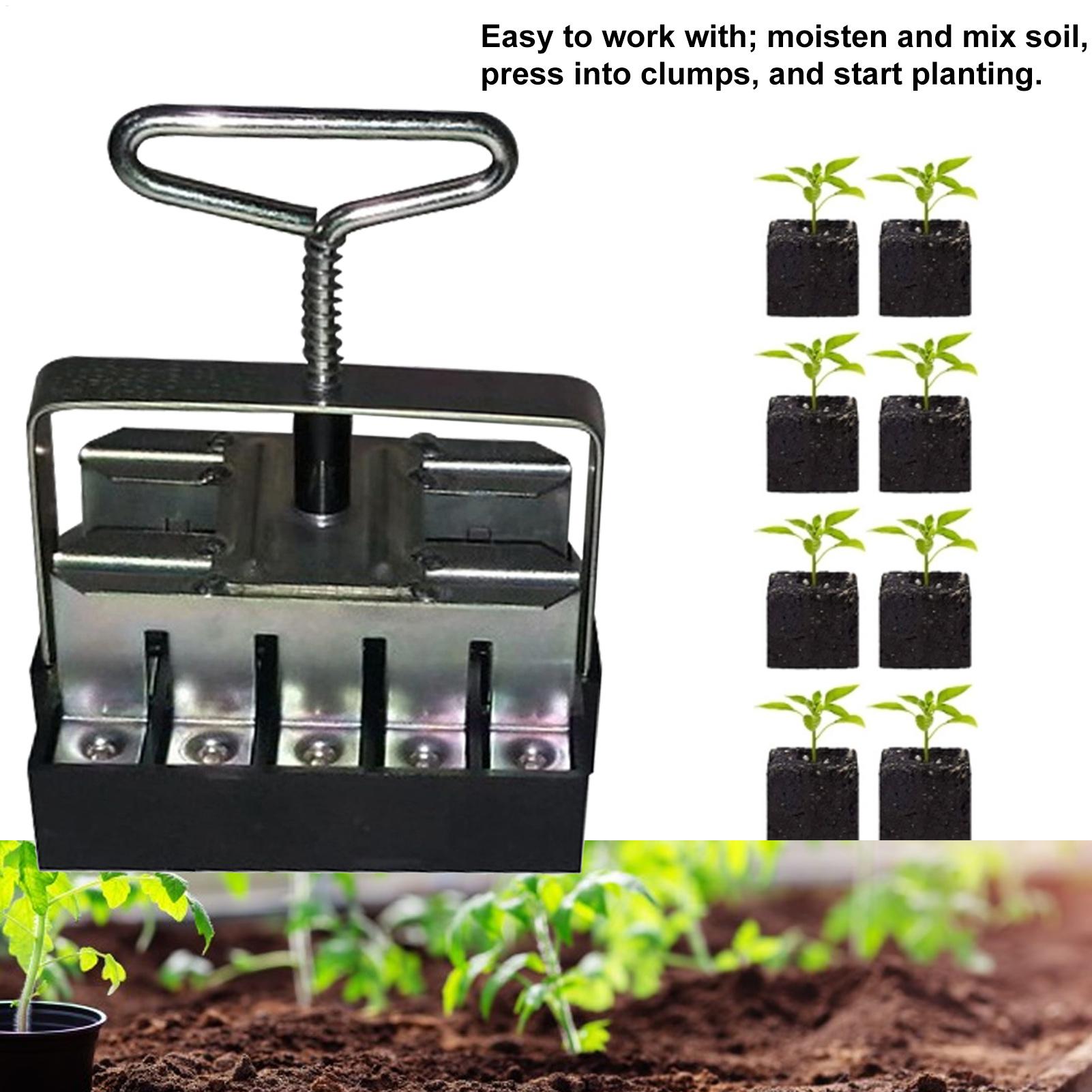 토양 차단기 편안한 손잡이 20셀 토양 차단 도구 묘목 - Urban Farming Urban Gardening 리뷰 및 가격